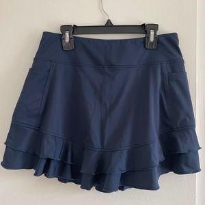 Kyodan Navy Blue Tennis Skort with ball pocket